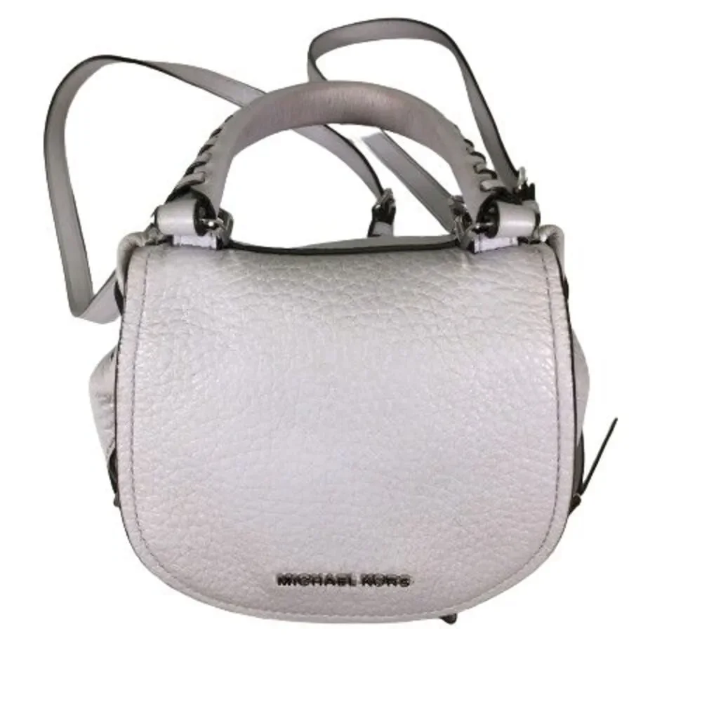 Michael Kors Viv Extra-Small Pebbled Leather Backpack Lavender Mist Soft Lylac